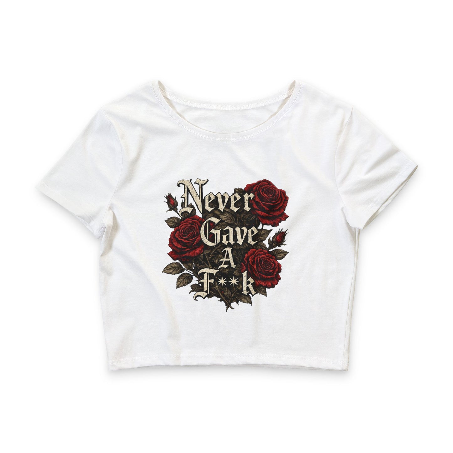 "Never Gave a F*ck" Crop Top